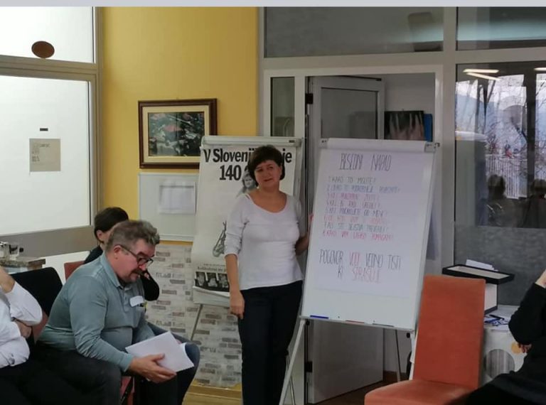 Usposabljanje za društvene sodelavce v Centru Sonček Elerji