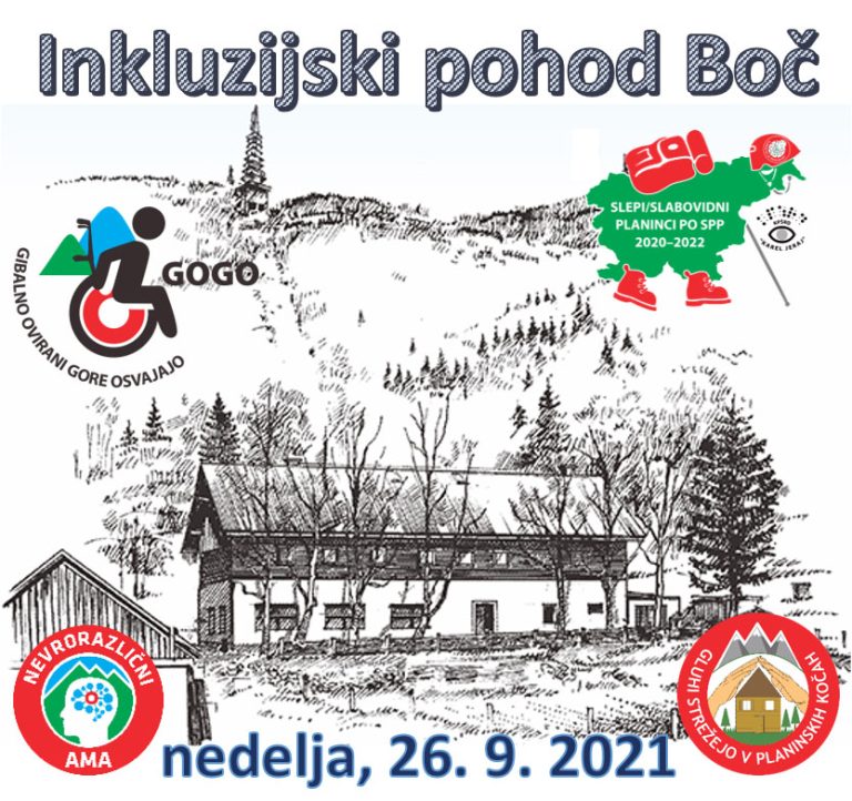 Gibalno ovirani gore osvajajo 2021 (GOGO 2021) – inkluzijski pohod na Boč, 26. september 2021