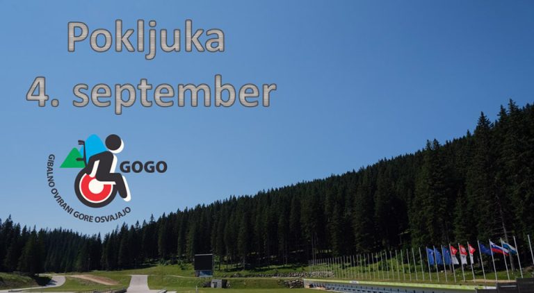Gibalno ovirani gore osvajajo 2021 (GOGO 2021) – inkluzijski pohod na Pokljuki, 4. september 2021 ob 9.30
