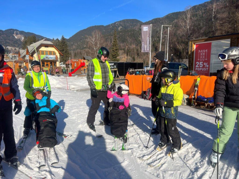 Sonček Posavje na zimovanju v Kranjski gori