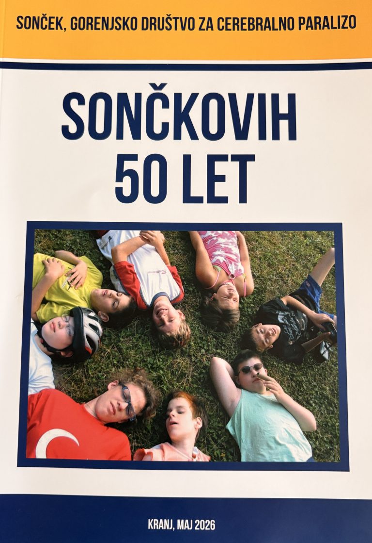 Zbornik ob 50 letnici Gorenjskega društva za cerebralno paralizo Sonček
